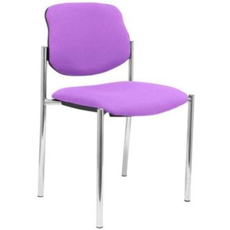 Piqueras y Crespo Silla Fija Villalgordo - Piqueras Y Crespo - Modelo Villalgordo - Morado - Tela - Estructura Cromada