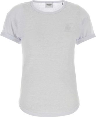 Isabel Marant Koldi T-shirt - Dames - T-shirts - Wit - XS - Linnen - Tops