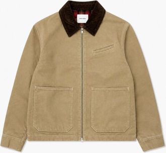 Wood Wood Mens Wood Wood WW Bo Overland Trek Jacket - Green - Size: Regular/40
