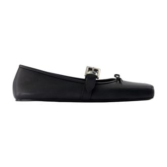 Balenciaga Ballerinas, female, Black, Size: 10 US Bel Air Ballerina