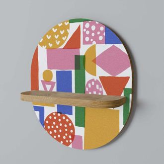 OEM Estante Ovalado Geometric Glimmer