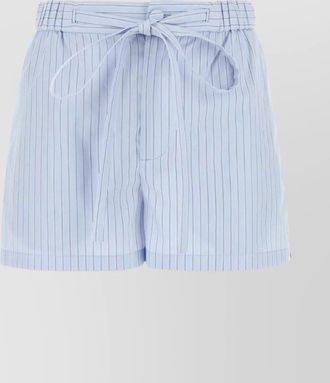 Gucci embroidered cotton tailored shorts