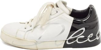 Dolce & Gabbana Sneakers in pelle - Bianco