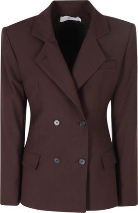 Iro Bluff Blazer - Dames - Blazers - Bruin - 3XS - Jassen