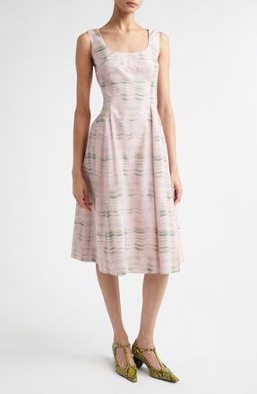 Marni Sleeveless Panel Dress in Crc13Pink Gummy at Nordstrom, Size 12 Us