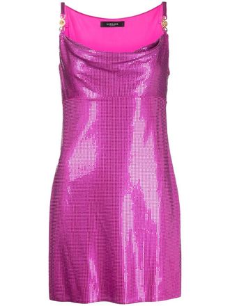 Versace Verfraaide mini-jurk - Roze