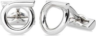 Ferragamo Gancini Cuff Links in Silver at Nordstrom