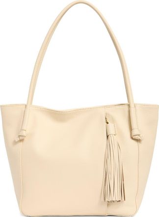 Hobo Endure Leather Tote in Cream at Nordstrom Rack