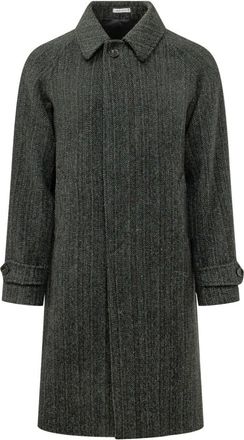 Breras Milano Cappotto lungo Zagabria a spina di pesce - - Coats - Uomo - Grigio - S