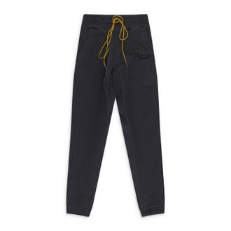 Rhude Black Script Logo Jogger Sweatpants