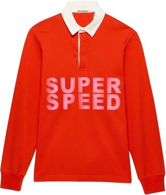 J.W.Anderson Polo a maniche lunghe - Rosso