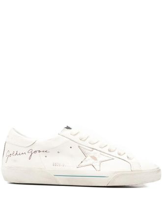 Golden Goose Super Star Nappa Upper Heel And Toe Suede Tongue Lamina