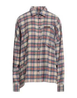 Tシャツ・カットソー D SQUARED2 Embroidered flannel shirt 18279807_39839977_600.jpg