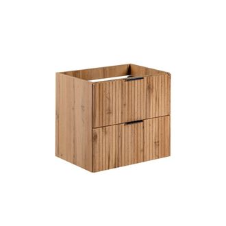 Petits Meubles Mueble bajo lavabo estratificado marr&oacute;n