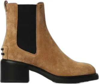 Tod's Schoenen, Dames, Bruin, 38 1/2 EU, Chelsea Boots