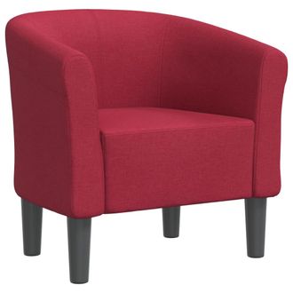 vidaXL Sill&oacute;n De Tela Rojo Tinto Vidaxl