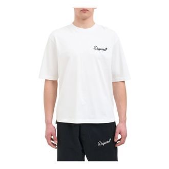 Dsquared2 T-Shirts, male, White, Size: L Signature Loose Fit T-Shirt