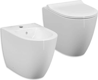 Vitra Sanitari Vitra Filo Parete Di Colore Bianco Lucido E Scarico Rimless