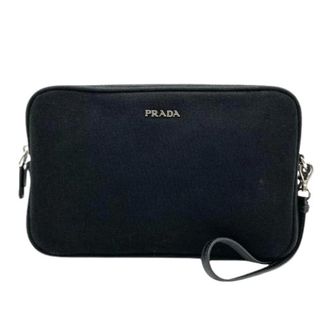 Prada Pre-owned Clutches, female, Black, Size: ONE SIZE Pre-owned Vintage Clutch