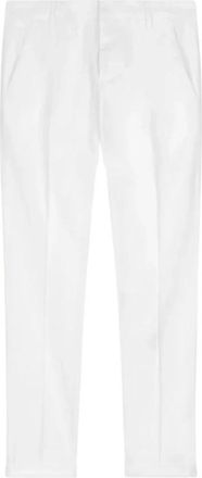 Dondup Rechte Broek - Heren - Straight fit broeken - Wit - W36 - Katoen - Broeken