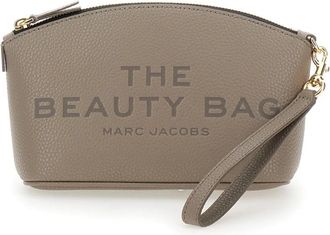 Marc Jacobs The Beauty Bag - Dames - Toilettassen - Grijs - ONE Size - Leer - Tassen