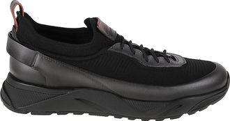 Santoni Inno Calza Polyester-Blend Low-Top Sneakers