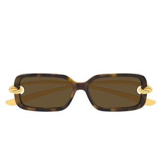 Bottega Veneta Sunglasses, female, Yellow, Size: 56 MM Bv1439S Sunglasses