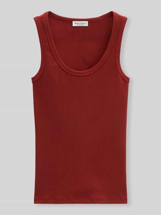 Marc O'Polo Regular Fit Top aus Baumwoll-Mix in Bordeaux, Gr&ouml;&szlig;e S