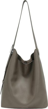 Tiffany & Fred Pebbled Leather Slouch Tote