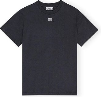 Ganni Dames, Tops, Blauw, Maat: S Jersey