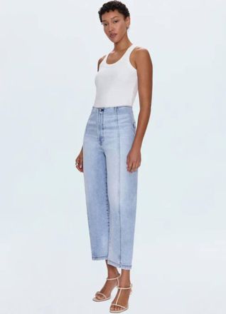Pistola Denim Blair High Rise Barrel Jeans In Pristine