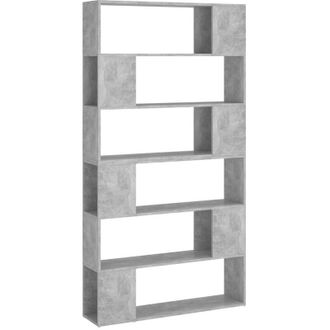 vidaXL Vidaxl - Estanter&iacute;a Divisor De Espacios Gris Hormig&oacute;n 100x24x188 Cm