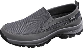 Generic Mens Womens Slip On Trainers Casual Shoes Running Tennis Sports Training Nordic Walking Athletic Fitness Fashion Sneakers Lightweight Breathable A Mus