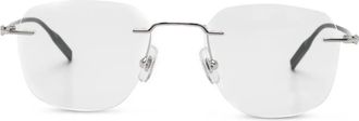 Montblanc Bril met randloos montuur - Wit