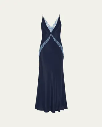 Sir. Elsie Lace V-Neck Gown
