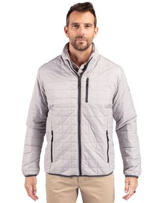 Cutter & Buck Rainier PrimaLoft Mens Eco Insulated Full Zip Puffer Jacket