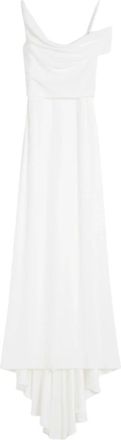 Max Mara Ghiglia Maxi Jurk - Dames - Avondkleed - Wit - M - Katoen - Kleedjes