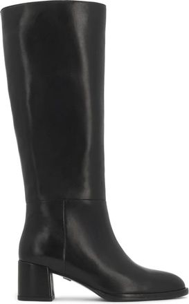 Kazar Leren Laarzen met Rits - Dames - Laarzen met Hak - Zwart - 38 EU - Leer - Schoenen