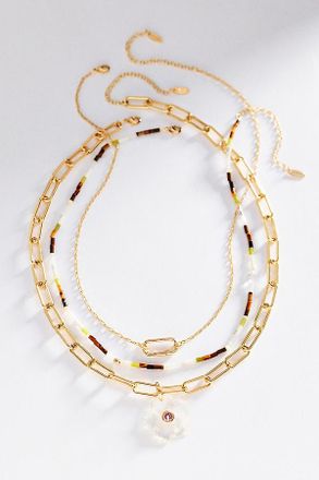 Anthropologie Shades of Sea Layering Necklaces