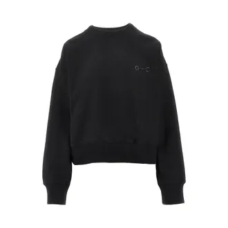Gucci Beaded Horsebit embroidery sweatshirt Woman S