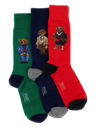 Polo Ralph Lauren Teddy Socks 3-Pack Gift Box