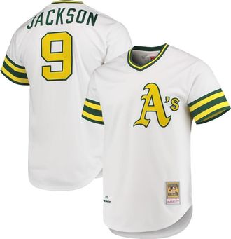 Mitchell & Ness Mens Mitchell & Ness Reggie Jackson White Oakland Athletics 1972 Cooperstown Collection Authentic Jersey at Nordstrom, Size 36
