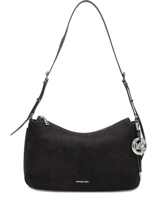 Michael Michael Kors Borsa a spalla in pelle scamosciata - Nero