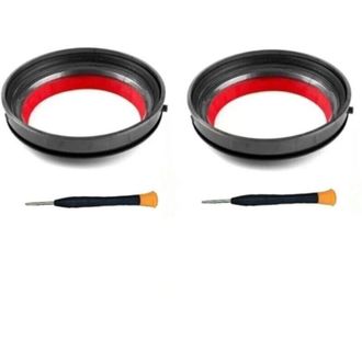OEM Para Aspiradora V10 Sv12 - Junta De Sellado Superior Del Dep&oacute;sito De Polvo - Repuesto (2 Piezas) - Crezuo