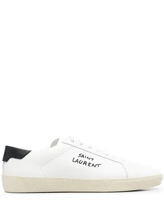 Saint Laurent Zapatillas de cuero de Saint Laurent Court