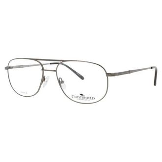 Chesterfield Mens Brown Rectangular Eyeglass Frames Ch-894/T