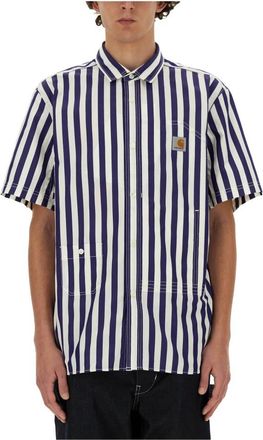 Junya Watanabe Camicia Short Sleeve Shirt - Heren - Korte mouwen Overhemden - Veelkleurig - S - Overhemden