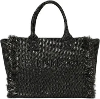 Pinko Pinko, Tassen, Dames, Zwart, ONE Size, Tote Bags
