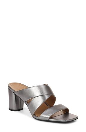 Vionic Merlot Slide Sandal in Gunmetal at Nordstrom, Size 6.5