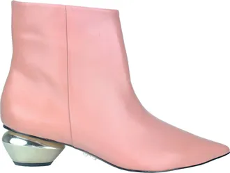 Love Rio Womens Carranos Leather Bootie In Pink